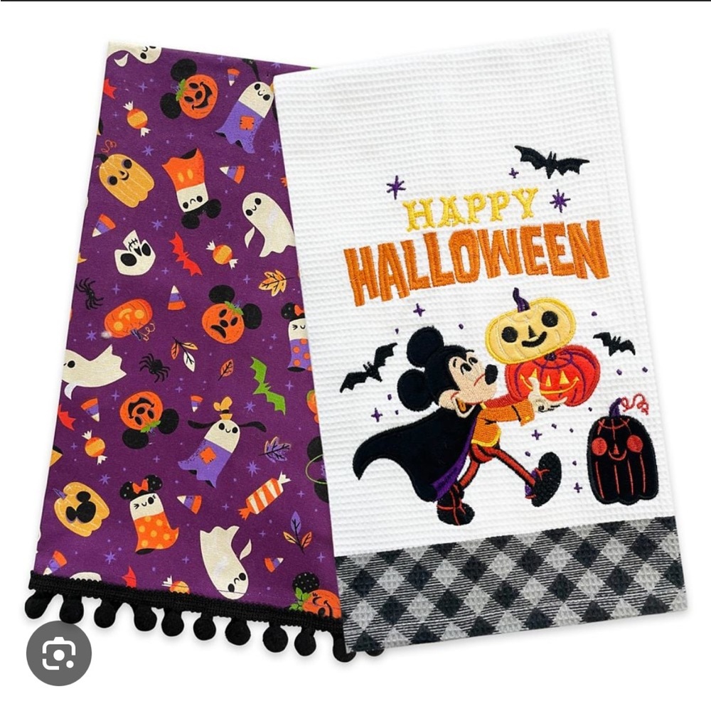 Disney Halloween Kitchen Towels
